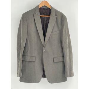 Banana Republic‎ Blazer Sport Coat Men's 44R Gray Corduroy Cotton Material